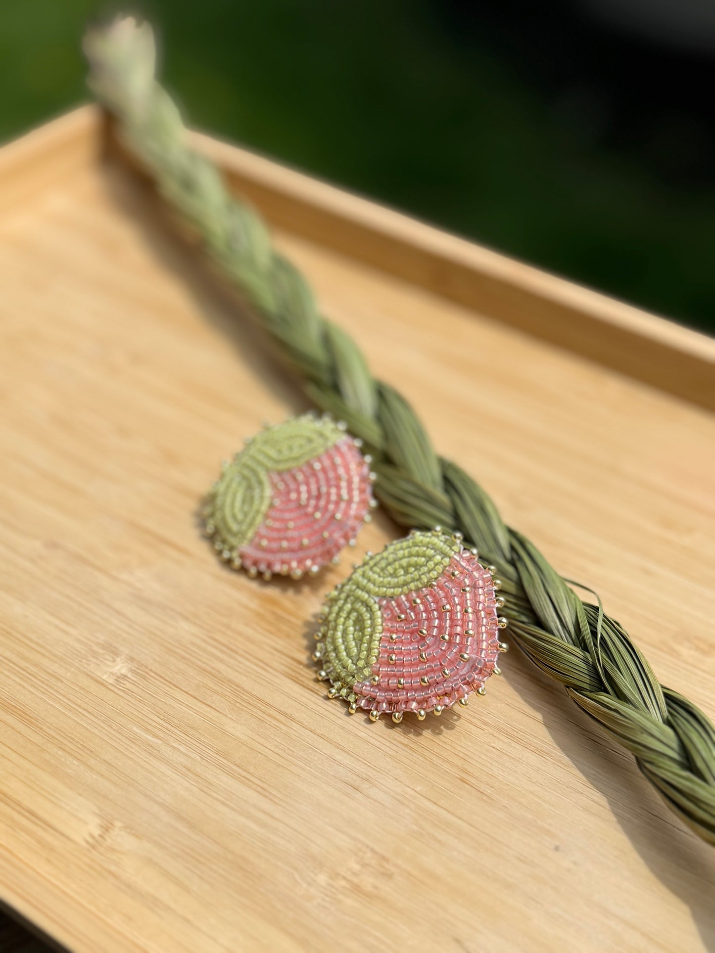 Medium strawberry earrings