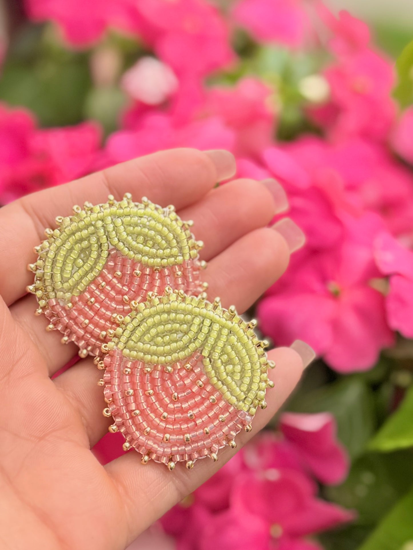 Medium strawberry earrings