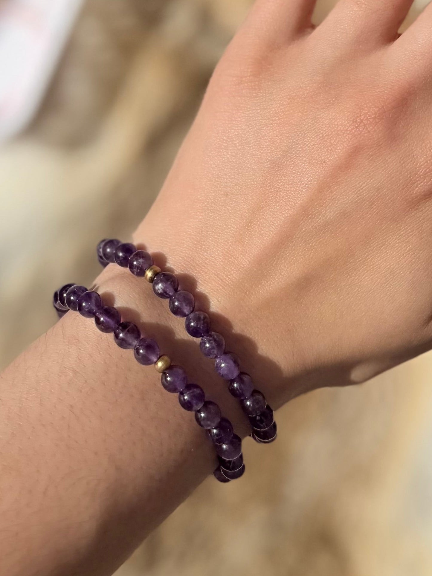 Amethyst 7” bracelet