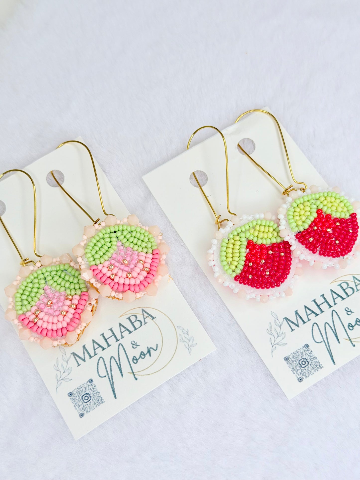 strawberry earrings